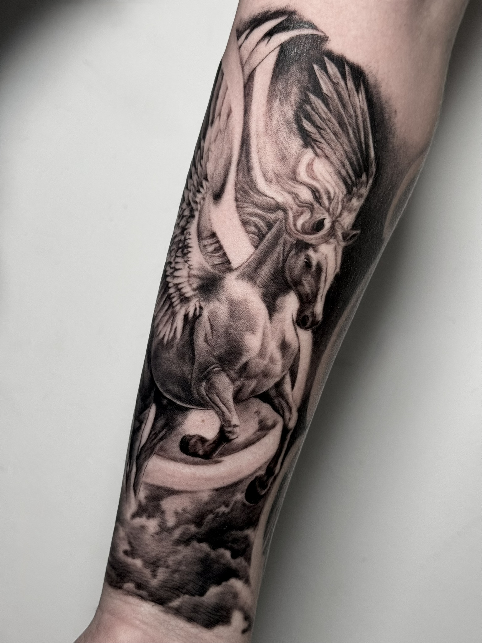 Black & gray realism — lavoro 13, Carlitos Junior Ink Roma